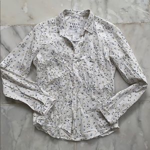Frank & Eileen Button down top butterfly 🦋 print